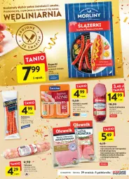 Gazetka promocyjna Intermarche - Gazetka Intermarche - Gazetka - ważna od 05.10 do 05.10.2022 - strona 19 - produkty: Krakus, Szynka wieprzowa, Parówki, Parówki z szynki, Salceson, Szynka, Tarczyński, Schab wieprzowy, Pieprz, Morliny, Kabanos, Kiełbasa, Olewnik