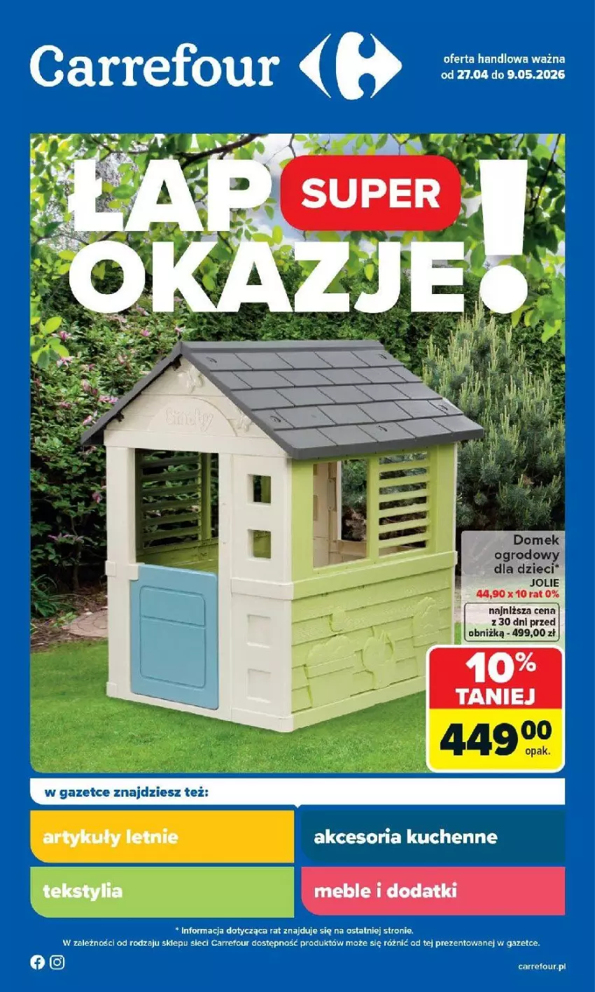 Gazetka promocyjna Carrefour - Gazetka Łap super okazje od poniedziałku! - ważna 27.04 do 09.05.2026 - strona 1 - produkty: Dzieci