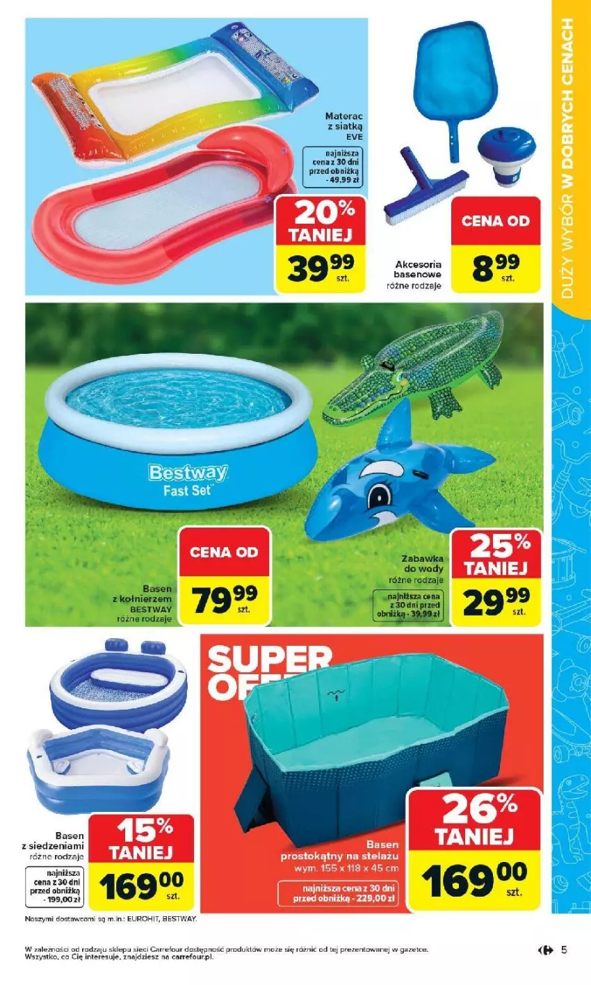 Gazetka promocyjna Carrefour - Gazetka Łap super okazje od poniedziałku! - ważna 27.04 do 09.05.2026 - strona 5 - produkty: Materac, Tera, Zabawka