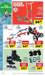 Gazetka promocyjna Carrefour - Gazetka Łap super okazje od poniedziałku! - Gazetka - ważna od 09.05 do 09.05.2026 - strona 12 - produkty: Por, LANA, Rolki, Deskorolka, Hulajnoga