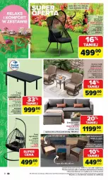 Gazetka promocyjna Carrefour - Gazetka Łap super okazje od poniedziałku! - Gazetka - ważna od 09.05 do 09.05.2026 - strona 8 - produkty: Inka, Baldachim, Stolik, Stół, Narożnik, Fotel, LG