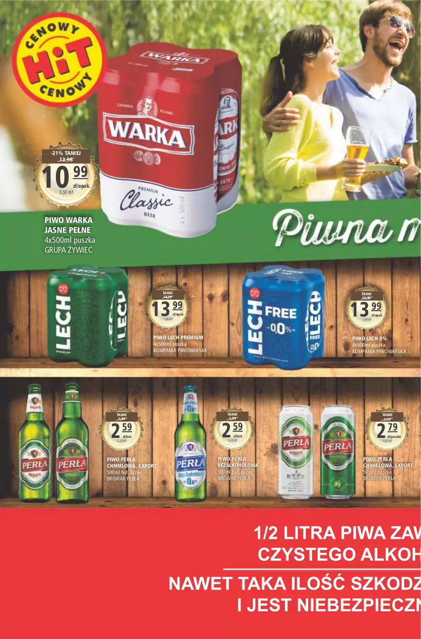 Gazetka promocyjna Arhelan - Gazetka - ważna 22.04 do 03.05.2022 - strona 18 - produkty: Lech Premium, Perła, Piwo, Por, Warka