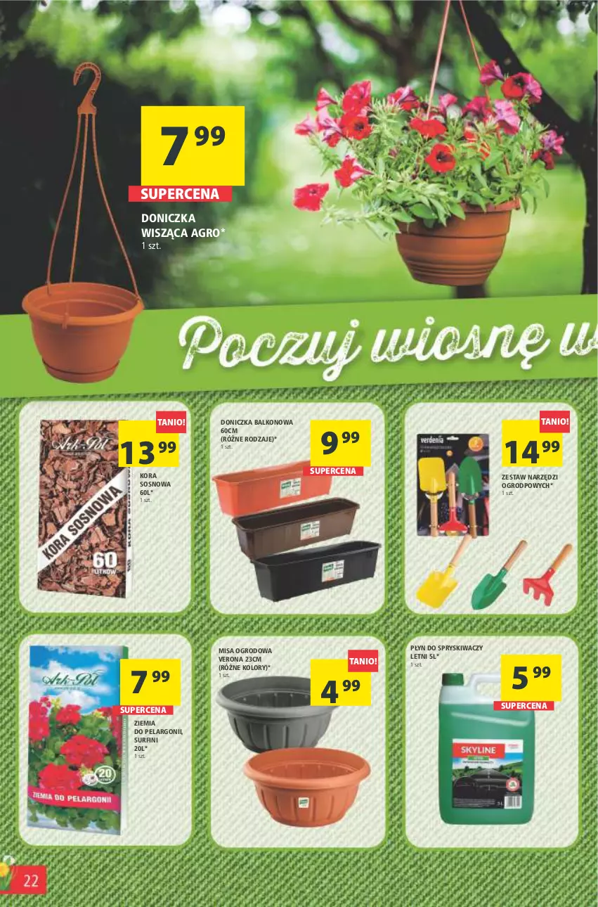 Gazetka promocyjna Arhelan - Gazetka - ważna 22.04 do 03.05.2022 - strona 22 - produkty: Płyn do spryskiwaczy, Sos, Surf, Zestaw narzędzi