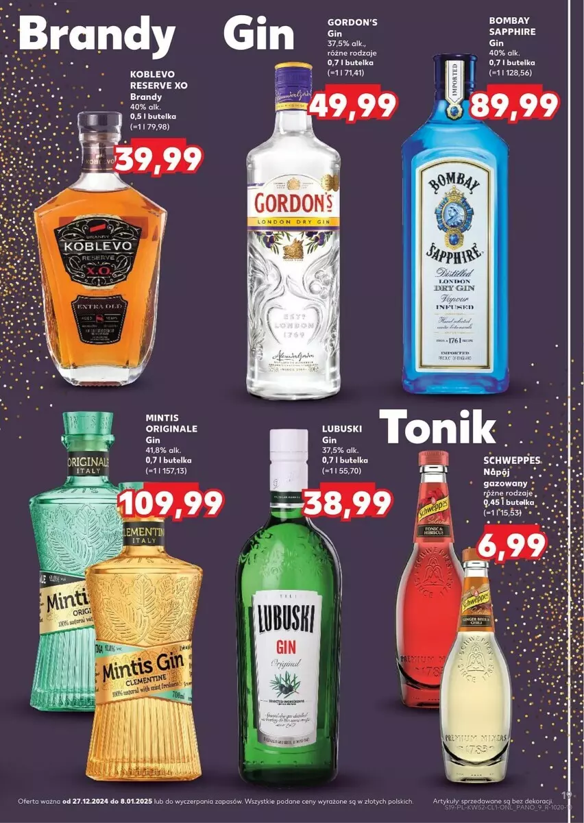 Gazetka promocyjna Kaufland - ważna 27.12.2024 do 08.01.2025 - strona 11 - produkty: Gin, Ser