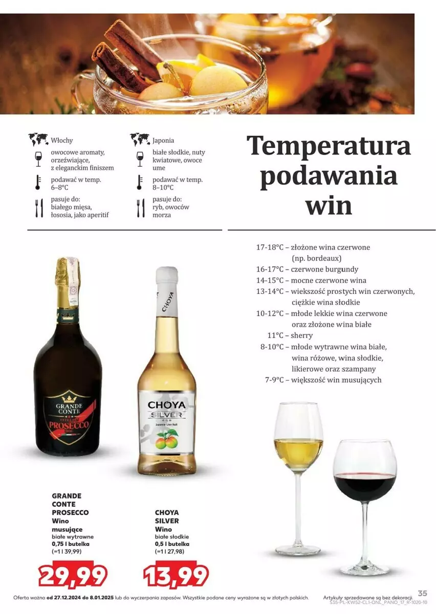 Gazetka promocyjna Kaufland - ważna 27.12.2024 do 08.01.2025 - strona 29 - produkty: Bordeaux, Gra, Likier, Mus, Nuty, Owoce, Prosecco, Sos, Wino, Wino białe, Wino musujące