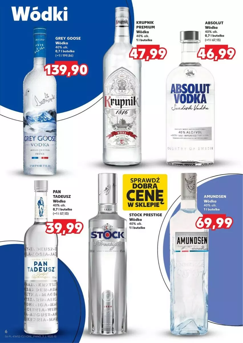 Gazetka promocyjna Kaufland - ważna 27.12.2024 do 08.01.2025 - strona 33 - produkty: Absolut, Krupnik, Stock, Wódka