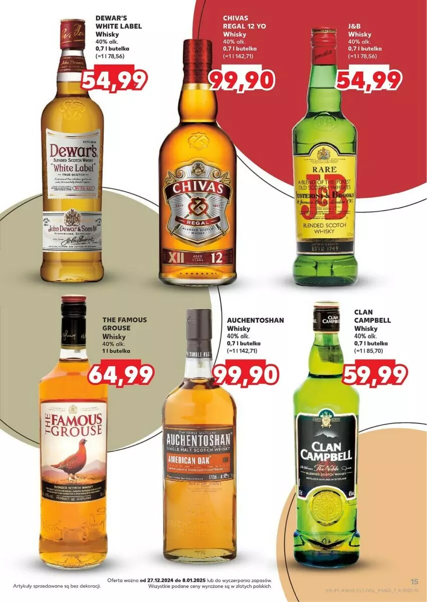 Gazetka promocyjna Kaufland - ważna 27.12.2024 do 08.01.2025 - strona 7 - produkty: Bell, Fa, Whisky