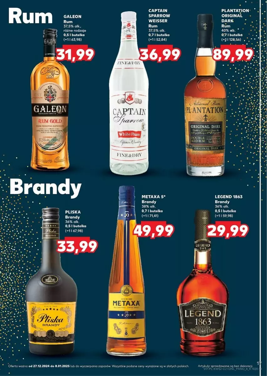 Gazetka promocyjna Kaufland - ważna 27.12.2024 do 08.01.2025 - strona 9 - produkty: Plantation, Rum, Ser