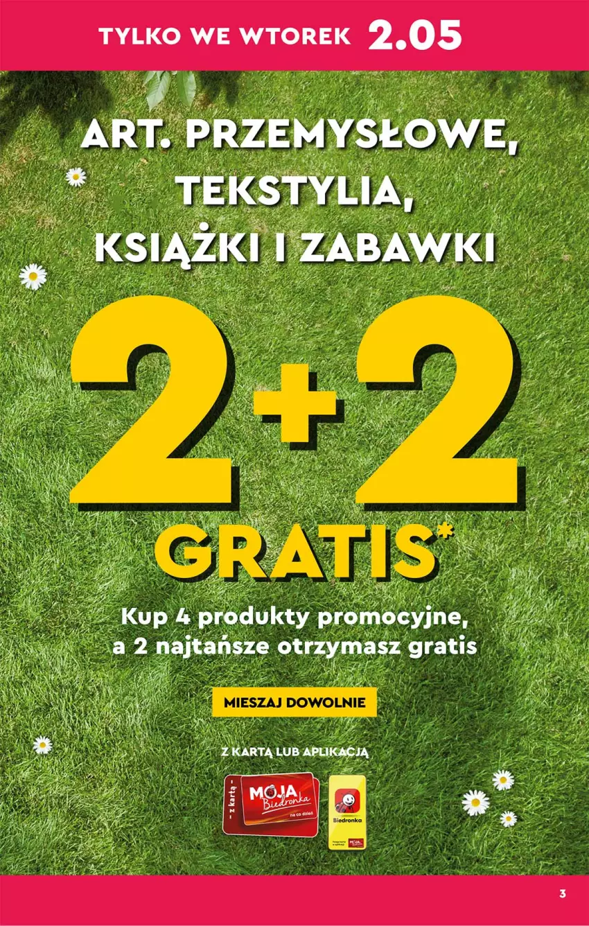 Gazetka promocyjna Biedronka - Okazje tygodnia od 04.05 - ważna 04.05 do 17.04.2023 - strona 3 - produkty: Fa, Gra
