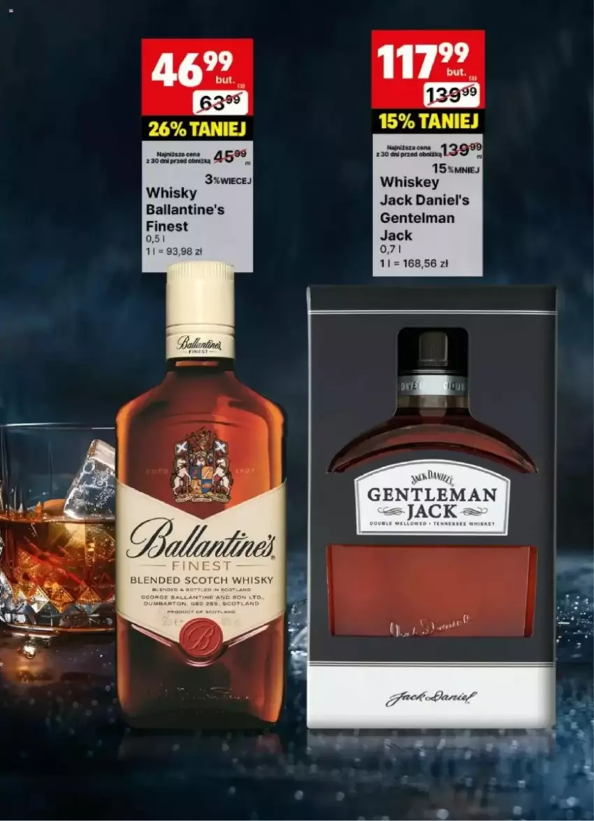 Gazetka promocyjna Delikatesy Centrum - ważna 07.03 do 16.03.2025 - strona 4 - produkty: Ballantine's, Brit, Jack Daniel's, Whiskey, Whisky