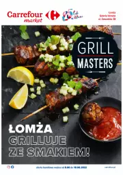 Gazetka promocyjna Carrefour - Gazetka Łomża grilluje ze smakiem - Gazetka - ważna od 18.06 do 18.06.2022 - strona 1 - produkty: Grill