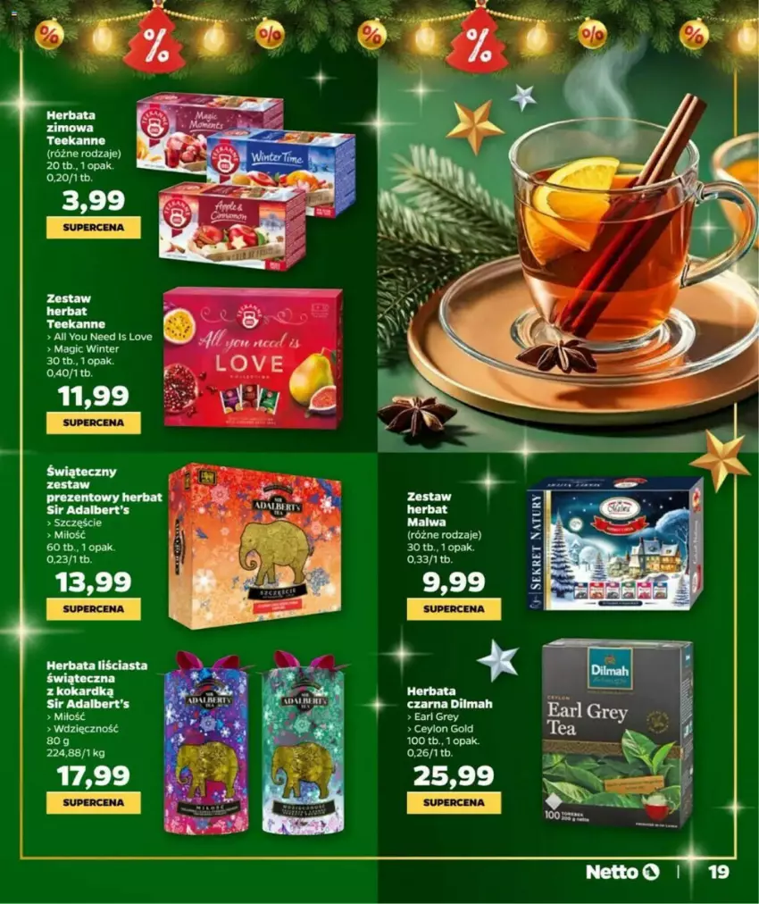 Gazetka promocyjna Netto - ważna 05.12 do 24.12.2024 - strona 11 - produkty: Dilmah, Earl Grey, Herbata, Herbata czarna, Teekanne