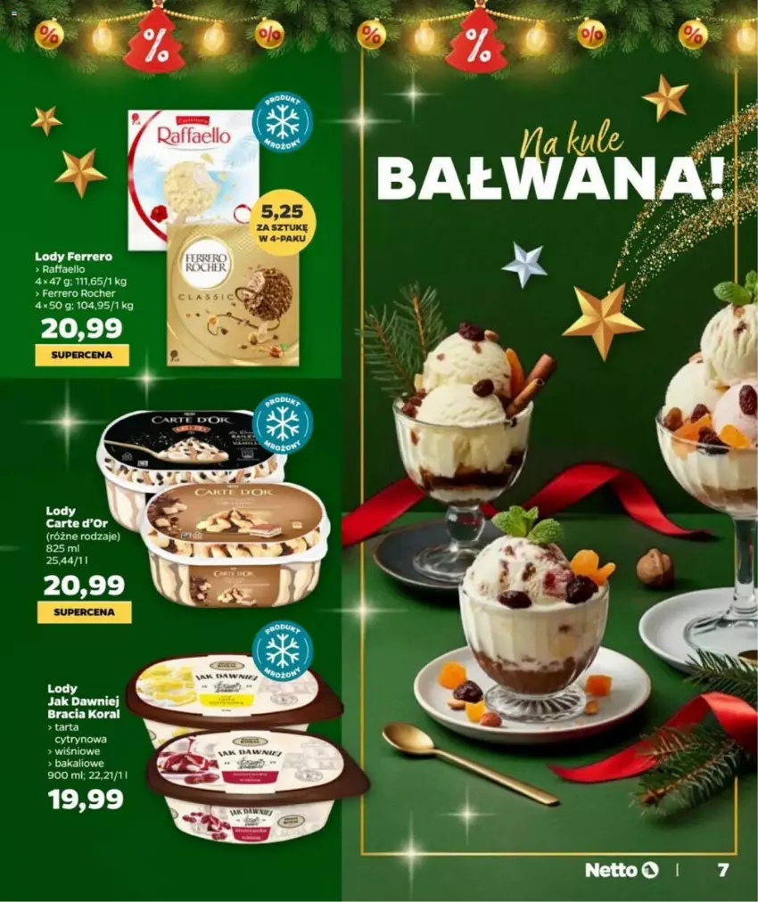 Gazetka promocyjna Netto - ważna 05.12 do 24.12.2024 - strona 22 - produkty: Fa, Ferrero, Lody, Raffaello, Tarta