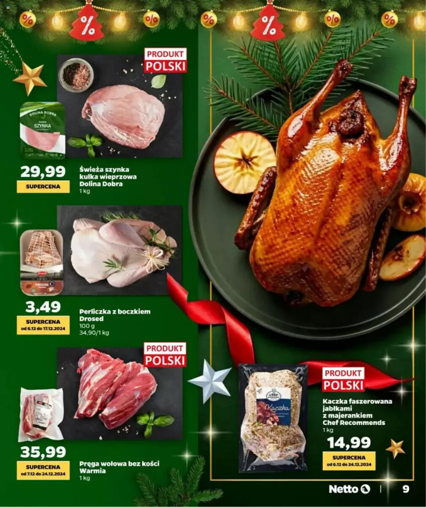 Gazetka promocyjna Netto - ważna 05.12 do 24.12.2024 - strona 24 - produkty: Fa, Jabłka, Kaczka, Kaczka faszerowana, Perliczka