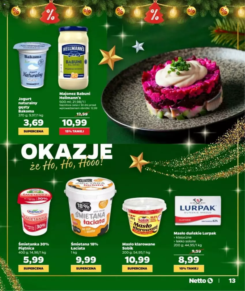 Gazetka promocyjna Netto - ważna 05.12 do 24.12.2024 - strona 5 - produkty: Bakoma, Lurpak, Masło, Masło klarowane