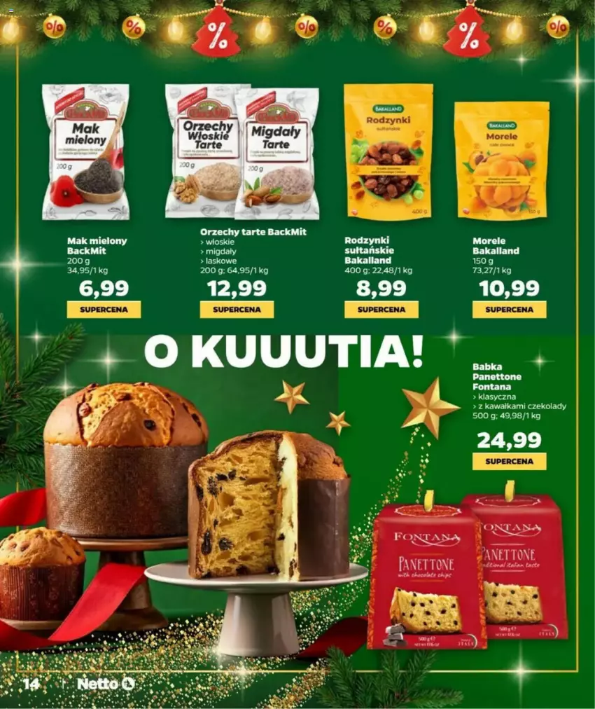 Gazetka promocyjna Netto - ważna 05.12 do 24.12.2024 - strona 6 - produkty: Bakalland, EPEE, Kawa, Mak mielony, Migdały, Rodzynki