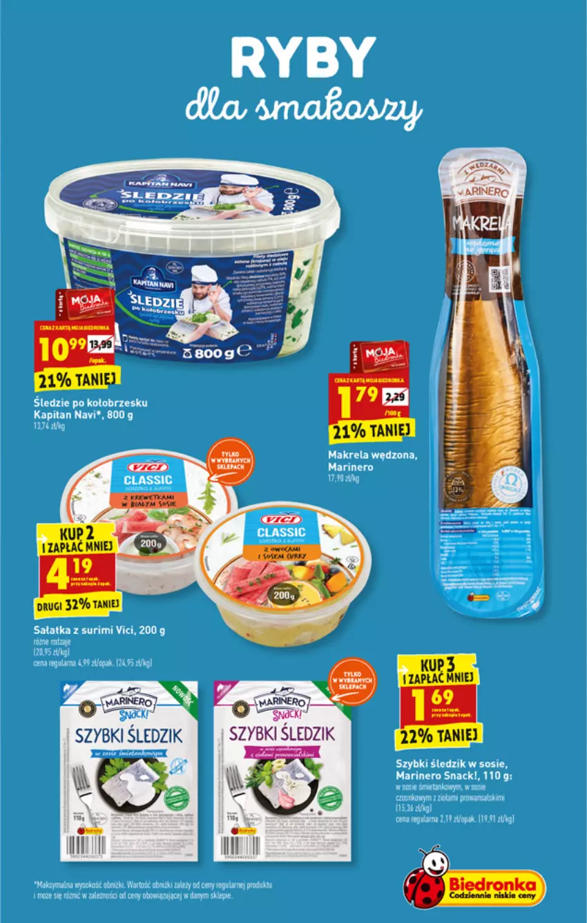 Gazetka promocyjna Biedronka - W tym tygodniu - ważna 10.01 do 15.01.2022 - strona 23 - produkty: Sałat, Sałatka, Sos, Surimi