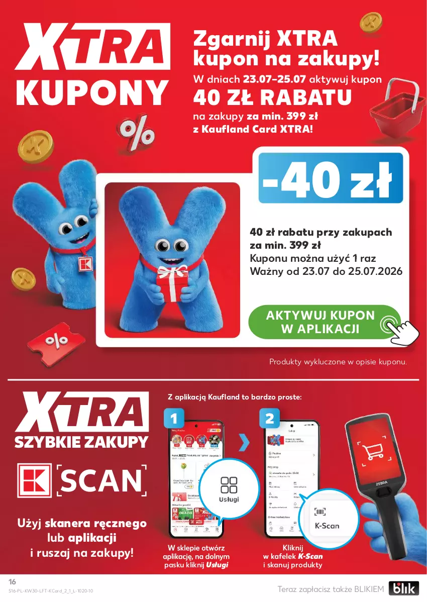 Gazetka promocyjna Kaufland - Gazetka tygodnia - ważna 23.07 do 29.07.2026 - strona 16 - produkty: Skaner, Tera