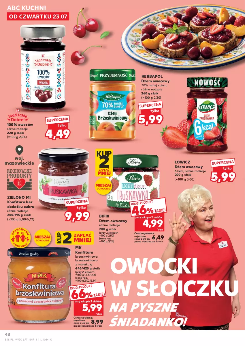 Gazetka promocyjna Kaufland - Gazetka tygodnia - ważna 23.07 do 29.07.2026 - strona 48 - produkty: Dżem, Herbapol, Konfitura