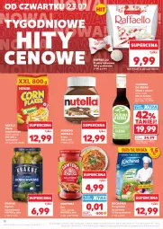 Gazetka promocyjna Kaufland - Gazetka tygodnia - Gazetka - ważna od 29.07 do 29.07.2026 - strona 10 - produkty: Dawtona, Nutella, Krakus, Sos, Sok, Ser, Gin, Kucharek, Ogórki konserwowe, Praliny, Raffaello, Ferrero, Danio, Oliwa z oliwek, Przyprawa do potraw, Nestlé, Kokos, Fa, Oliwa