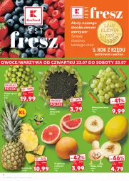 Gazetka promocyjna Kaufland - Gazetka tygodnia - Gazetka - ważna od 29.07 do 29.07.2026 - strona 4 - produkty: Warzywa, Ananas, Winogrona, Owoce, Wino, Gres, Melon, Grejpfrut