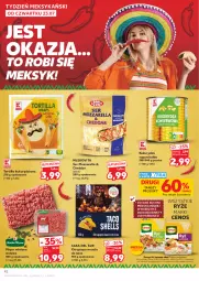 Gazetka promocyjna Kaufland - Gazetka tygodnia - Gazetka - ważna od 29.07 do 29.07.2026 - strona 42 - produkty: Mozzarella, Mięso mielone, Cheddar, Ser, Ryż, Por, Mus, Tortilla, Mlekovita, Cenos, Waga, Mięso, Kukurydza, Mleko