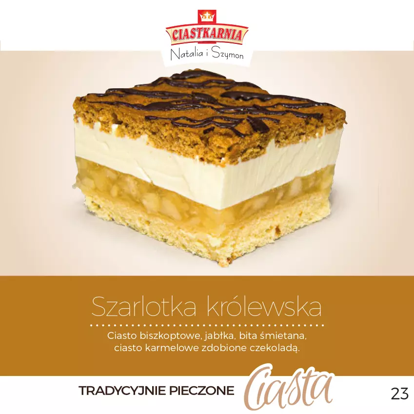 Gazetka promocyjna Topaz - Gazetka - ważna 01.01 do 31.12.2026 - strona 23 - produkty: Jabłka, Szarlotka