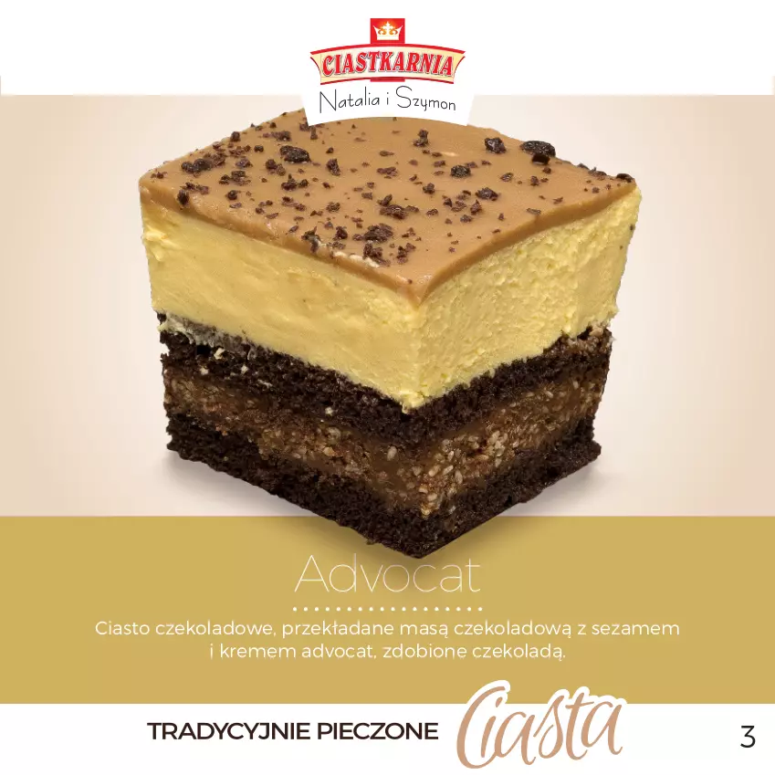 Gazetka promocyjna Topaz - Gazetka - ważna 01.01 do 31.12.2026 - strona 3 - produkty: Ciasto czekoladowe, Sezam