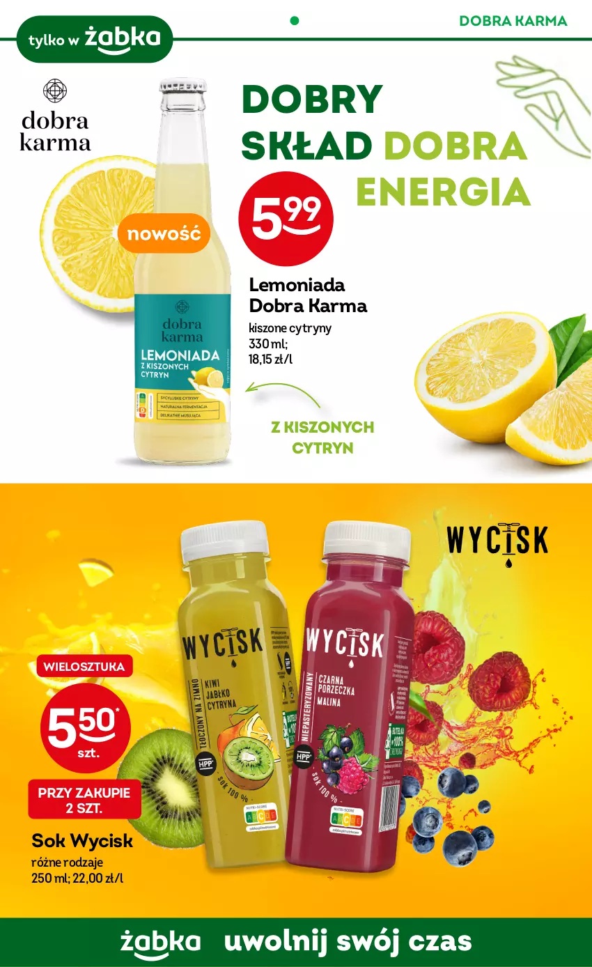 Gazetka promocyjna Żabka - ważna 02.08 do 15.08.2023 - strona 46 - produkty: Cytryny, Lemoniada, Sok