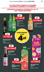 Gazetka promocyjna Netto - Artykuły spożywcze - Gazetka - ważna od 22.04 do 22.04.2023 - strona 15 - produkty: Piwa, Piwo, Sok, Gin, Gra, Heineken, Zdrowie, Tymbark, Syrop, Karmi, Nektar, Grejpfrut