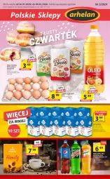 Gazetka promocyjna Arhelan - Gazetka - Gazetka - ważna od 04.02 do 04.02.2024 - strona 1 - produkty: 7up, Cukier, Mirinda, Kawa, Pepsi, Mąka, Basia, Napój, Oleo, Olej, Mąka tortowa, Fa