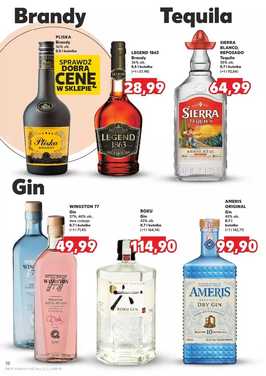 Gazetka promocyjna Kaufland - ważna 14.11 do 27.11.2024 - strona 10 - produkty: Fa, Gin, Tequila