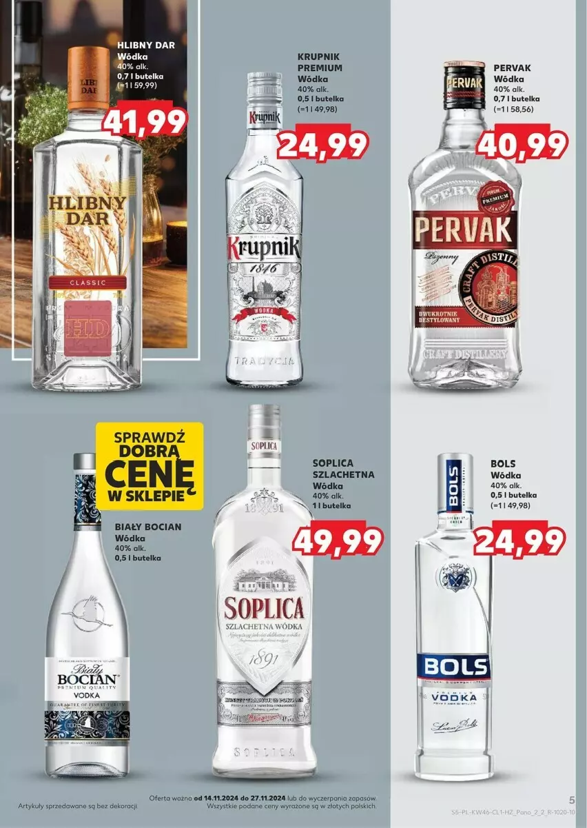 Gazetka promocyjna Kaufland - ważna 14.11 do 27.11.2024 - strona 32 - produkty: Biały Bocian, Bols, Krupnik, Soplica, Wódka