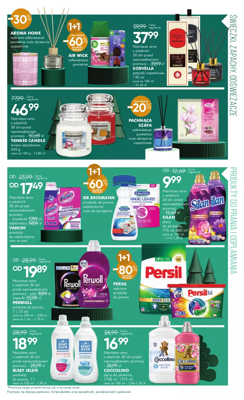 Gazetka promocyjna Super Pharm - ważna 02.12 do 12.12.2024 - strona 5 - produkty: Air Wick, Biały Jeleń, Chusteczki, Coccolino, Fa, Odplamiacz, Persil, Perwoll, Silan, Szafa, Vanish