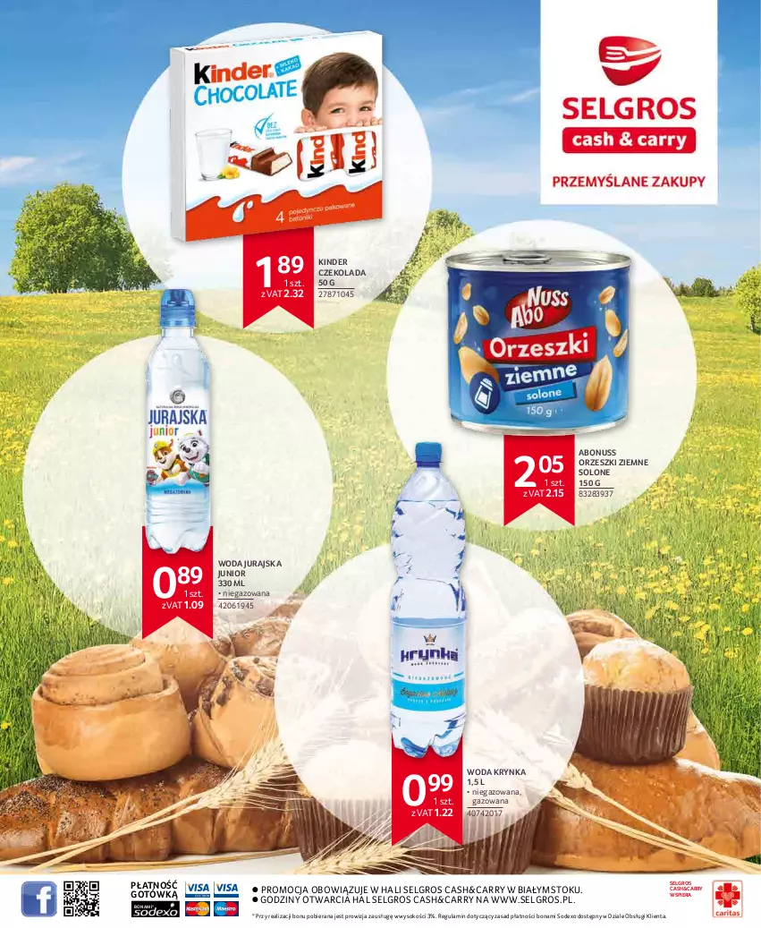 Gazetka promocyjna Selgros - Extra Oferta - ważna 01.01 do 31.01.2022 - strona 35 - produkty: Czekolada, Kinder, LG, Orzeszki, Orzeszki ziemne, Sok, Woda