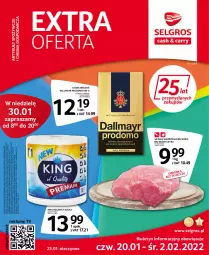 Gazetka promocyjna Selgros - Extra Oferta - Gazetka - ważna od 31.01 do 31.01.2022 - strona 1 - produkty: Szynka wieprzowa, Dallmayr, Kawa mielona, Kawa, Tran, Szynka, Ręcznik, LG, Fa