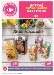 Gazetka promocyjna Carrefour - Gazetka Codzienne okazje, by kupować taniej - Gazetka - ważna od 04.09 do 04.09.2021 - strona 11 - produkty: Ciastka, Sok, Ser, Deser