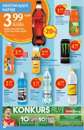 Gazetka promocyjna Delikatesy Centrum - Gazetka DC10 - Gazetka - ważna od 16.03 do 16.03.2022 - strona 24 - produkty: Sok, Schweppes, Napój izotoniczny, Oshee, Fanta, Kubuś, Woda, Sprite, Gres, Napój, Cisowianka, Grejpfrut, Fa