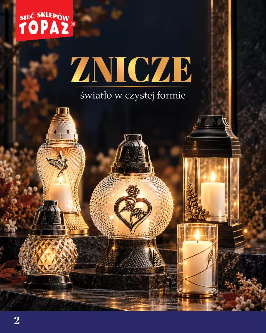 Gazetka promocyjna Topaz - Gazetka - ważna 08.10 do 03.11.2026 - strona 2 - produkty: Top, Znicz