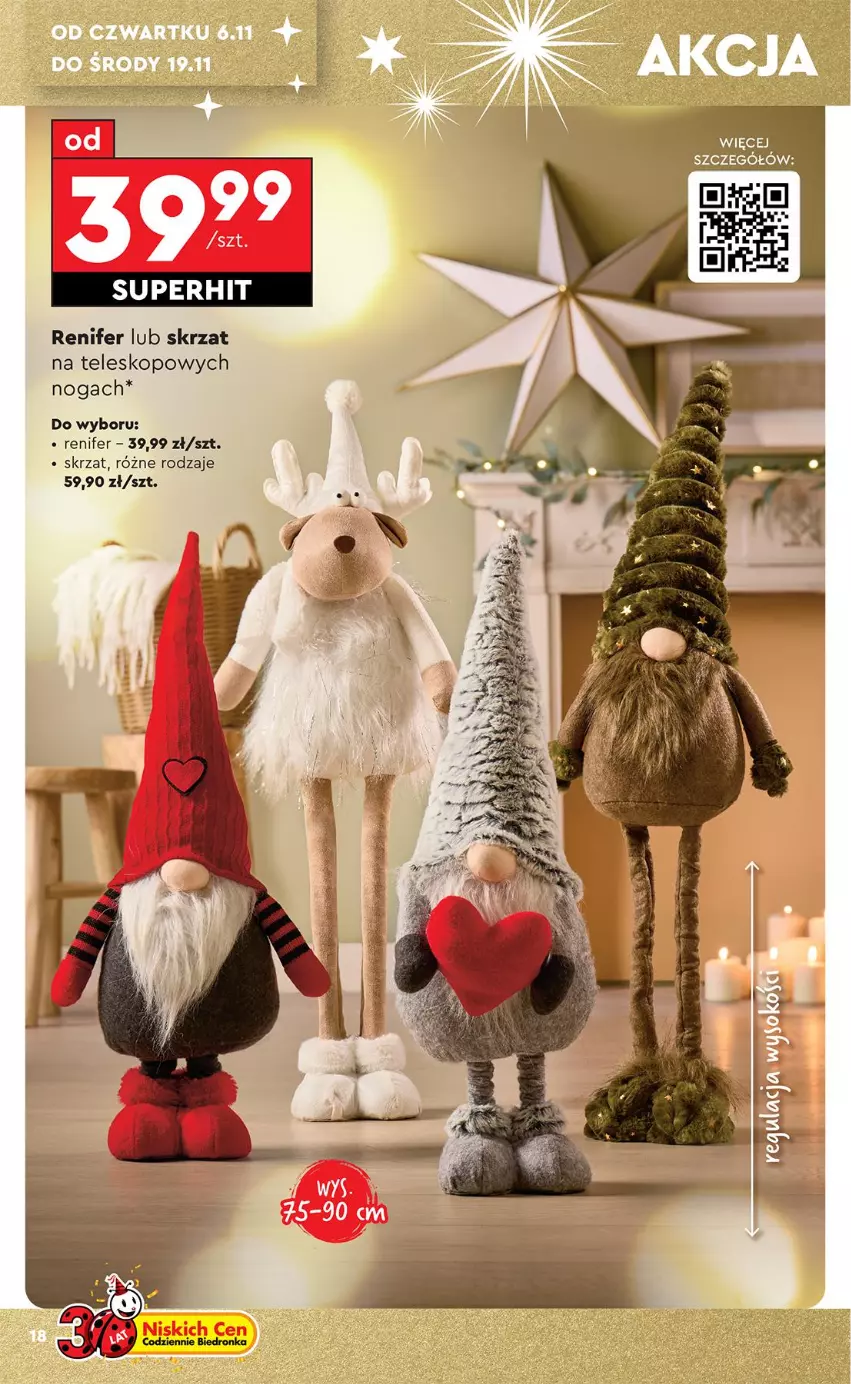 Gazetka promocyjna Biedronka - Okazje Tygodnia - ważna 03.11 do 15.11.2025 - strona 18 - produkty: Fa, Gin, Renifer, Skrzat, Teleskop