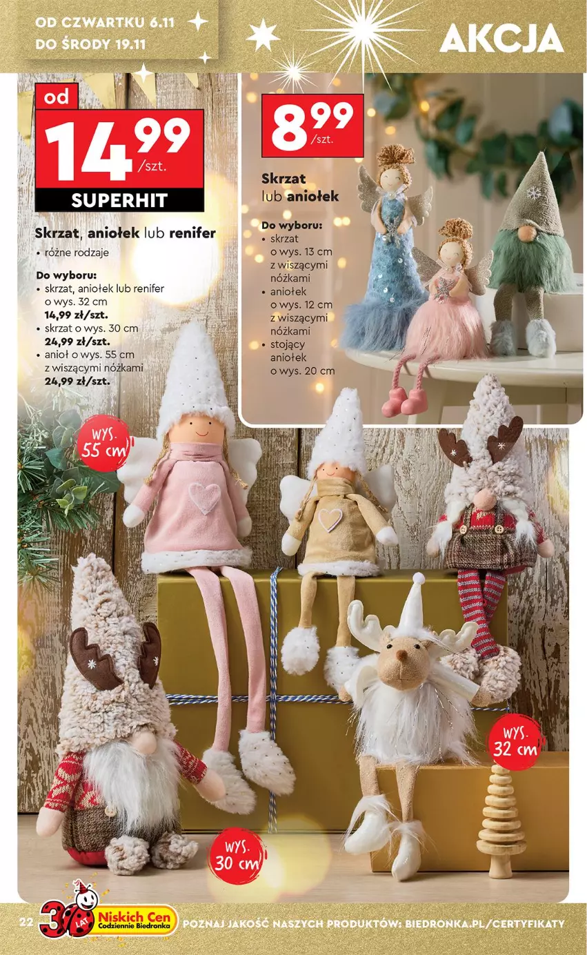 Gazetka promocyjna Biedronka - Okazje Tygodnia - ważna 03.11 do 15.11.2025 - strona 22 - produkty: Renifer, Skrzat