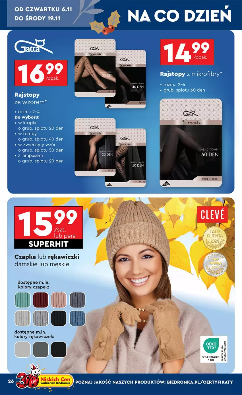 Gazetka promocyjna Biedronka - Okazje Tygodnia - ważna 03.11 do 15.11.2025 - strona 26 - produkty: Czapka, Fa, Fanta