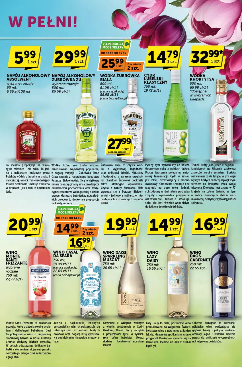 Gazetka promocyjna ABC - ważna 02.05 do 14.05.2024 - strona 3 - produkty: Dove, Gin, Gra, Gruszki, Inka, Jabłka, Mango, Monte, Monte Santi, Mus, Owoce, Por, Sok, Szafran, Wino