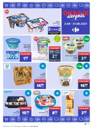 Gazetka promocyjna Carrefour - Gazetka Okazje sierpnia - Gazetka - ważna od 31.08 do 31.08.2021 - strona 7 - produkty: Jogurt naturalny, Ser, Ryż, Zott, Jogurt, Kosz, Lody, Müller, Deser, Monte