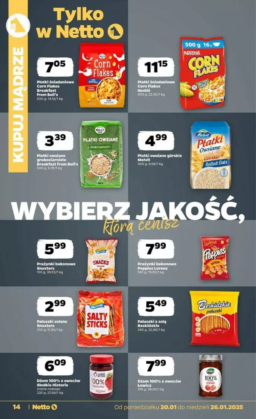 Gazetka promocyjna Netto - ważna 20.01 do 26.01.2025 - strona 6 - produkty: Beko, Bell, Beskidzki, Fa, Lorenz, Płatki owsiane