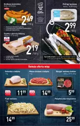 Gazetka promocyjna Stokrotka - Supermarket - Gazetka - ważna od 28.09 do 28.09.2022 - strona 5 - produkty: Piec, Pstrąg tęczowy, Polędwiczka wieprzowa, Golonka z indyka, Duda, Szynka, Burger, Pstrąg, Flaki, Kiełbasa, Flaki wołowe, Mięso