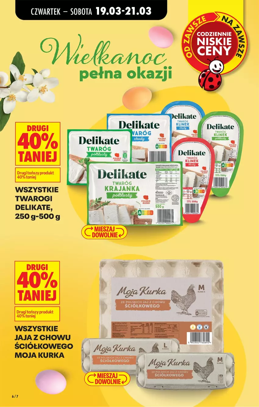 Gazetka promocyjna Biedronka - Od Czwartku - ważna 19.03 do 25.03.2026 - strona 11 - produkty: Fa, Jaja, LG, Mleko, Twaróg