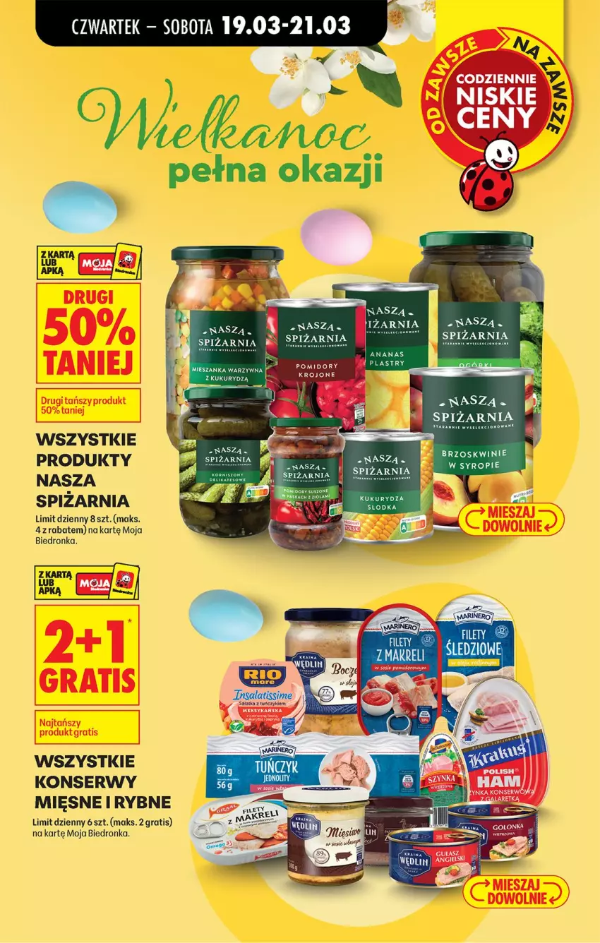 Gazetka promocyjna Biedronka - Od Czwartku - ważna 19.03 do 25.03.2026 - strona 12 - produkty: Ananas, Brzoskwinie, Fa, Gala, Gra, Kukurydza, Mieszanka warzyw, Sałat, Sałatka, Ser, Syrop, Tuńczyk