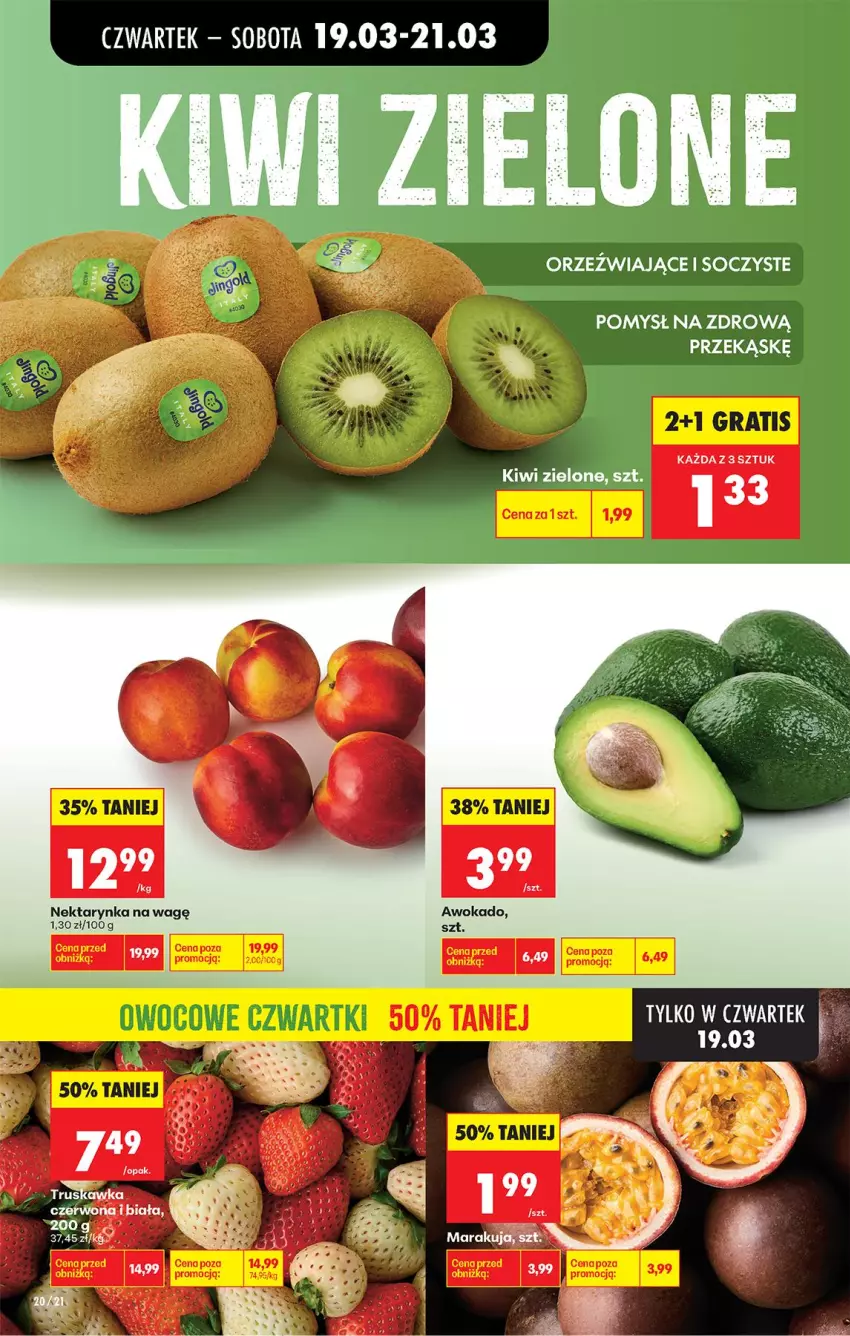 Gazetka promocyjna Biedronka - Od Czwartku - ważna 19.03 do 25.03.2026 - strona 25 - produkty: Kiwi, Nektar, Nektarynka