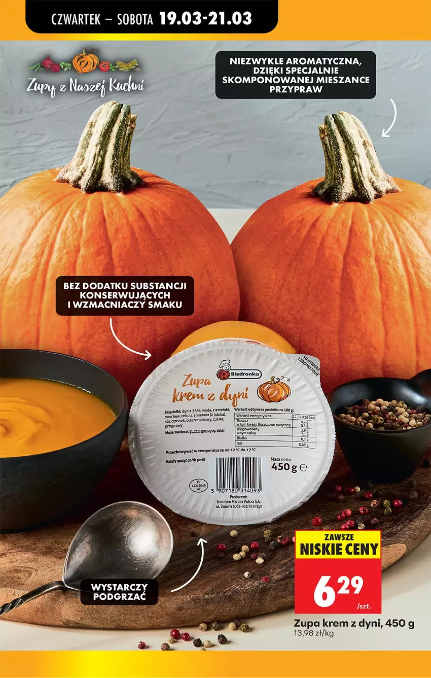 Gazetka promocyjna Biedronka - Od Czwartku - ważna 19.03 do 25.03.2026 - strona 38 - produkty: Cebula, Cukier, Czosnek, Olej, Olej rzepakowy, Przyprawy, Ser, Sól, Woda, Ziemniaki, Zupa